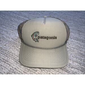 NWT Patagonia Fly Fishing Trout SnapBack Hat Cap Embroidered